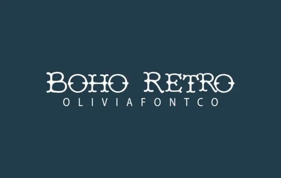 Boho Retro by OliviaFontCo — Slab Serif Font