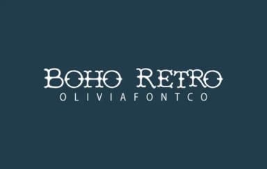 Boho Retro by OliviaFontCo — Slab Serif Font — thumbnail 1