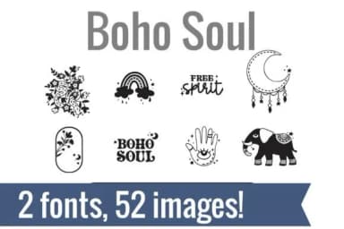 Boho Soul Dingbats by Illustration Ink — Dingbats Font — thumbnail 1