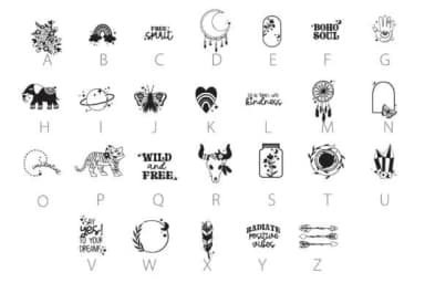 Boho Soul Dingbats by Illustration Ink — Dingbats Font — thumbnail 4