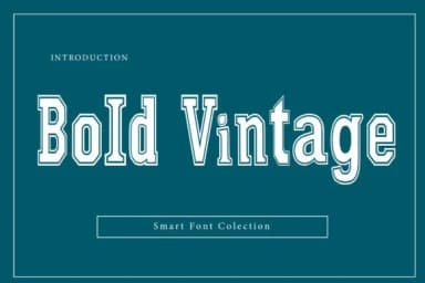 Bold Vintage by Wow Magic — Slab Serif Font — thumbnail 1