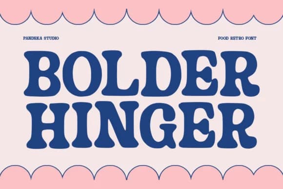 Bolder Hinger by pandekastudio — Slab Serif Font