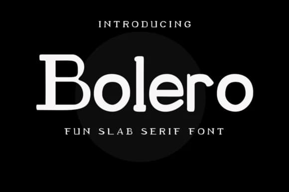Bolero by Gatra Std — Slab Serif Font
