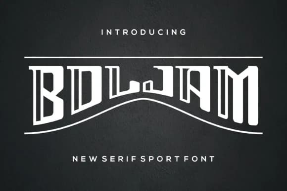 Boljam by riotama85 — Slab Serif Font