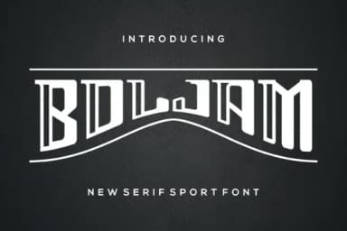Boljam by riotama85 — Slab Serif Font — thumbnail 1