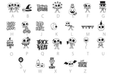 Bone Ita and Slim by Illustration Ink — Dingbats Font — thumbnail 3