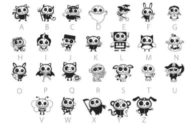 Bone Ita and Slim by Illustration Ink — Dingbats Font — thumbnail 4