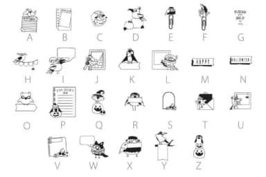 Bones and Feathers Society by Illustration Ink — Dingbats Font — thumbnail 4