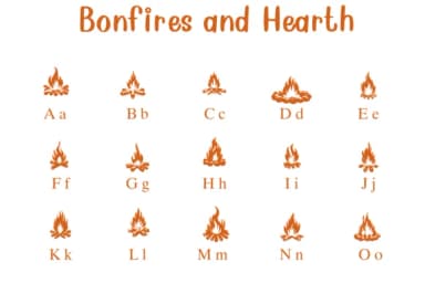 Bonfires and Hearth by Nongyao — Dingbats Font — thumbnail 2