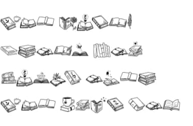 Book Lovers Day by Nun Sukhwan — Dingbats Font — thumbnail 8