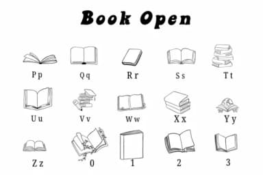 Book Open by Suphitchaya — Dingbats Font — thumbnail 3