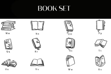Book Set by Heartcraft Atelier — Dingbats Font — thumbnail 3