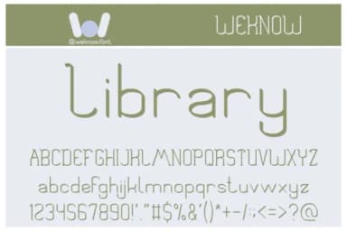 Book Shelves by weknow — Slab Serif Font — thumbnail 4