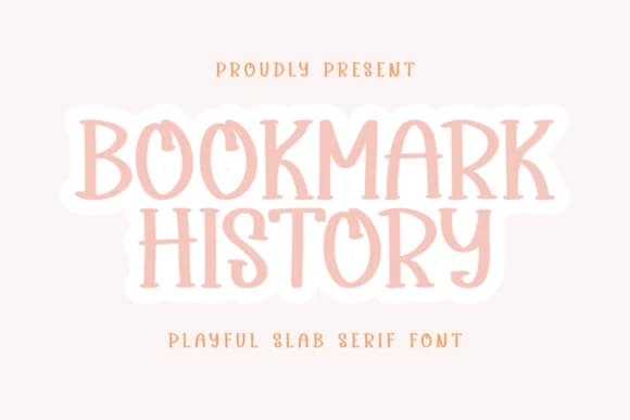 Bookmark History by CraftedType Studio — Slab Serif Font