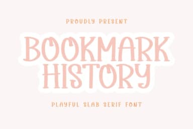 Bookmark History by CraftedType Studio — Slab Serif Font — thumbnail 1