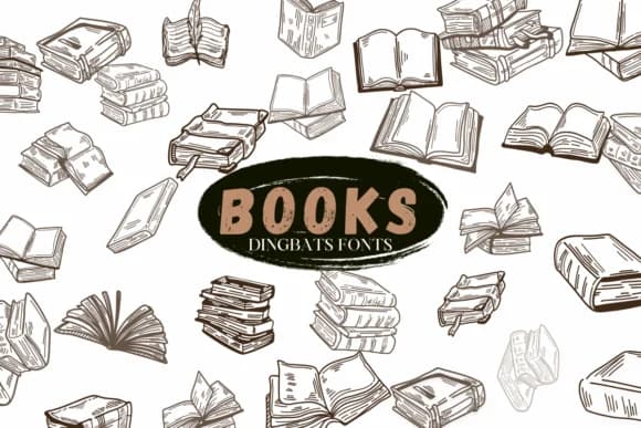 Books by Suphitchaya — Dingbats Font