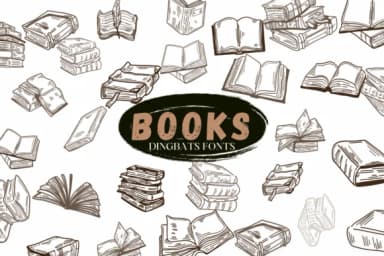 Books by Suphitchaya — Dingbats Font — thumbnail 1