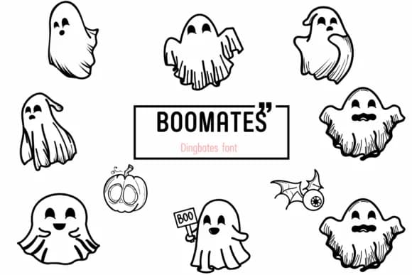 Boomates by Chada Art — Dingbats Font