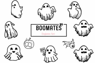 Boomates by Chada Art — Dingbats Font — thumbnail 1