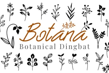 Botana by Letterayu — Dingbats Font — thumbnail 1