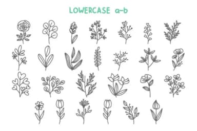 Botani by Letterayu — Dingbats Font — thumbnail 3