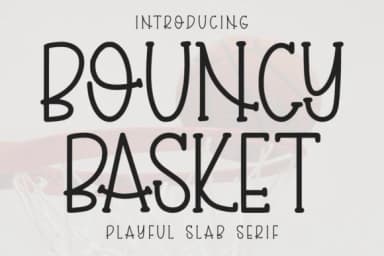 Bouncy Basket by Letterayu — Slab Serif Font — thumbnail 1
