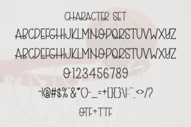 Bouncy Basket by Letterayu — Slab Serif Font — thumbnail 6