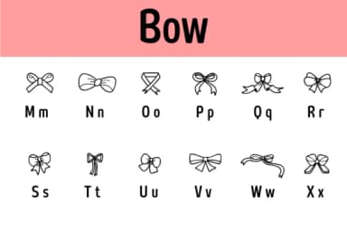 Bow by Chonada — Dingbats Font — thumbnail 3