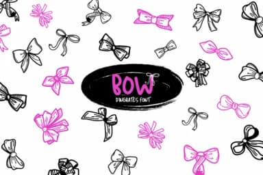 Bow by Suphitchaya — Dingbats Font — thumbnail 1