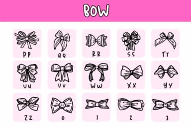 Bow by Suphitchaya — Dingbats Font — thumbnail 3