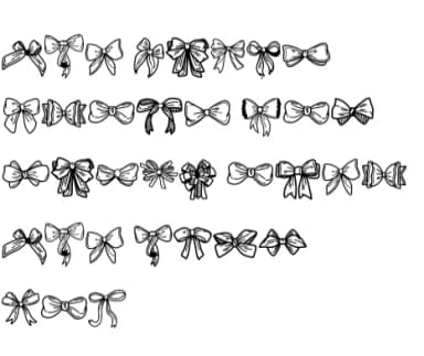 Bow by Suphitchaya — Dingbats Font — thumbnail 8
