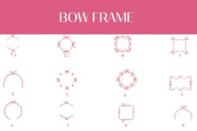 Bow Frame by Heartcraft Atelier — Dingbats Font — thumbnail 4