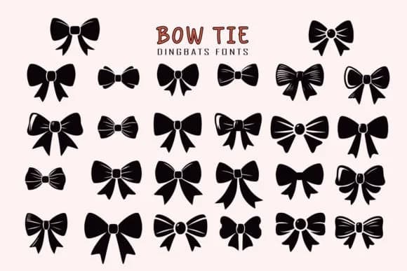 Bow Tie by Eystore — Dingbats Font