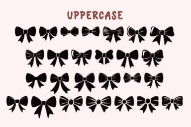 Bow Tie by Eystore — Dingbats Font — thumbnail 2