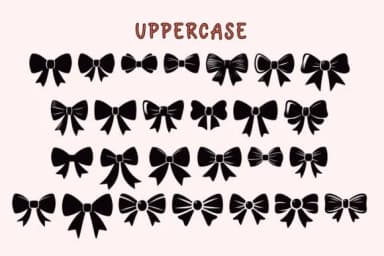 Bow Tie by Eystore — Dingbats Font — thumbnail 3