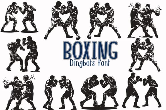 Boxing by Nongyao — Dingbats Font