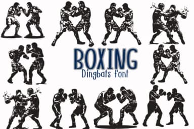 Boxing by Nongyao — Dingbats Font — thumbnail 1