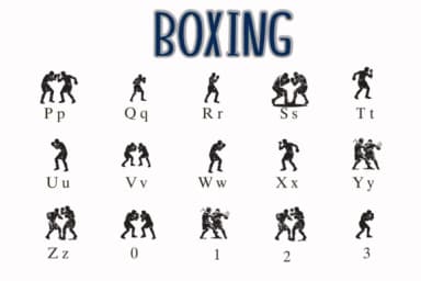 Boxing by Nongyao — Dingbats Font — thumbnail 3
