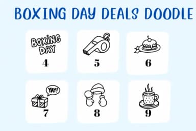 Boxing Day Deals Doodle by CHANOK — Dingbats Font — thumbnail 4