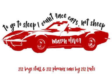 Boys Stuff by 212 Fonts — Dingbats Font — thumbnail 2