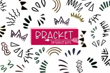 Bracket by Sirinart — Dingbats Font — thumbnail 1
