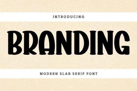 Branding by Minimalist Eyes — Slab Serif Font