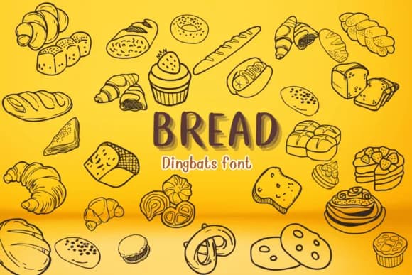 Bread by Nongyao — Dingbats Font
