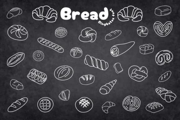 Bread by Chonada — Dingbats Font