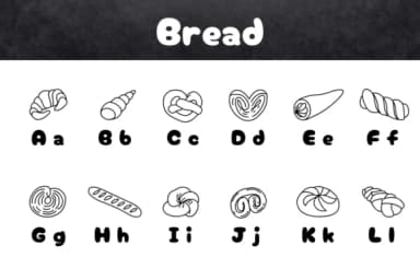 Bread by Chonada — Dingbats Font — thumbnail 2