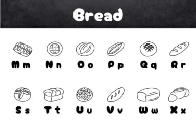 Bread by Chonada — Dingbats Font — thumbnail 3