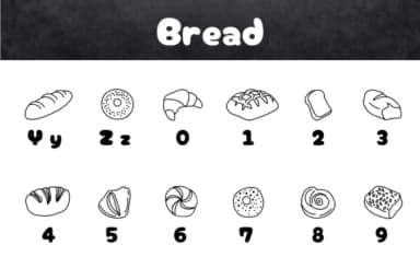 Bread by Chonada — Dingbats Font — thumbnail 4