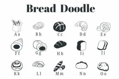 Bread Doodle by Suphitchaya — Dingbats Font — thumbnail 2