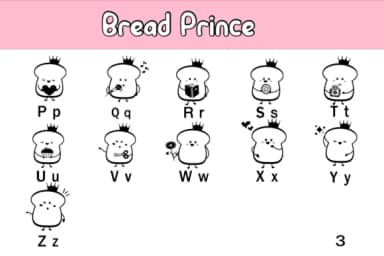Bread Prince by Nun Sukhwan — Dingbats Font — thumbnail 3