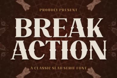 Break Action by Arnika Studio — Slab Serif Font — thumbnail 1